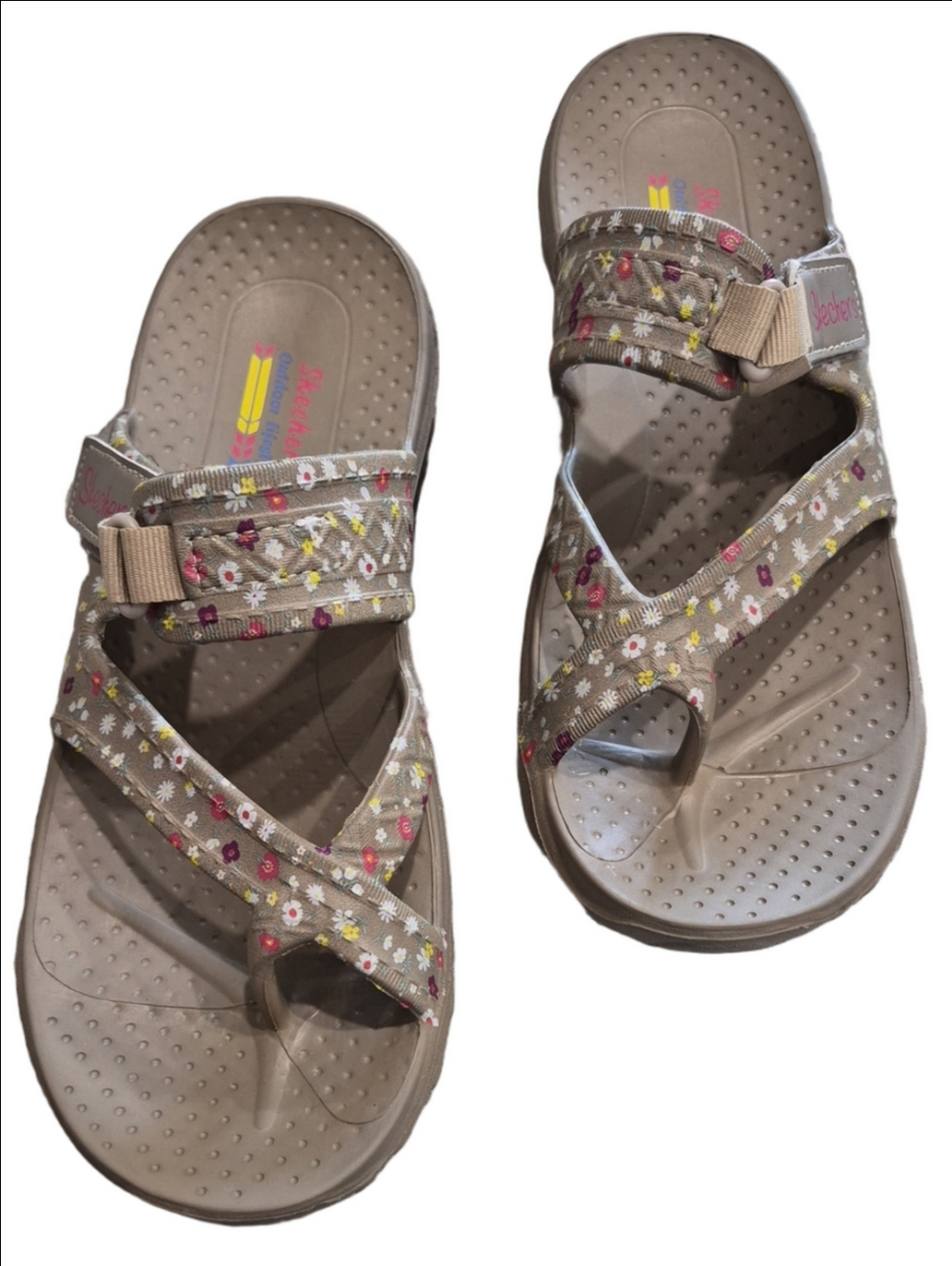 Skechers Reggae Day-Dreamers Floral Sport Sandals - Women's Size 9 - Brand New